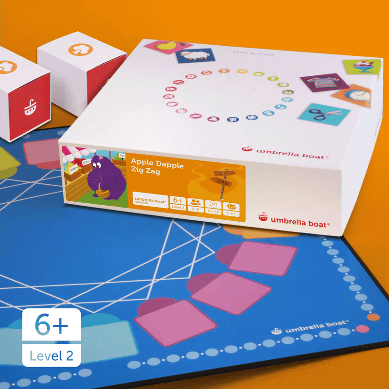 Lernspiel „Apple Dapple | Zig Zag“ 2-in-1 Sprachspiel ab 6 Jahren