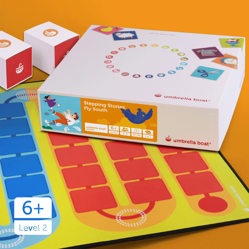 Lernspiel „Stepping Stones | Fly South“ 2-in-1 Sprachspiel ab 6 Jahren