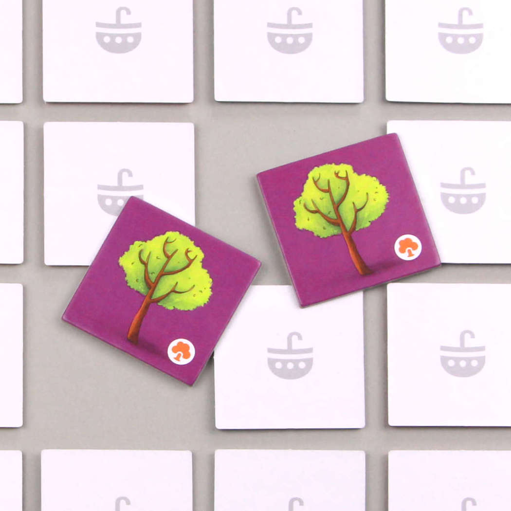 Bildkarten-Set „At the park“ - Wörter aus dem Park spielerisch lernen | geeignet als eigenständiges Memo- oder Bingospiel | Kompatibel mit allen umbrella boat® Lernspielen