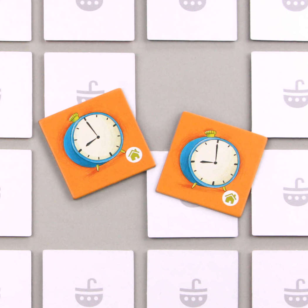 Bildkarten-Set „Around the house 1“ – Wörter rund ums Zuhause spielerisch lernen | geeignet als eigenständiges Memo- oder Bingospiel | Kompatibel mit allen umbrella boat® Lernspielen