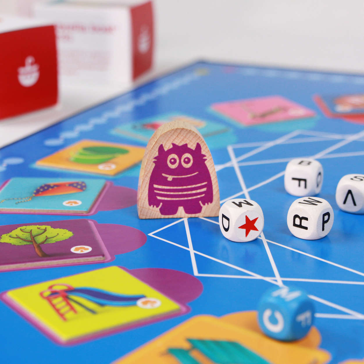 Lernspiel „Apple Dapple | Zig Zag“ 2-in-1 Sprachspiel für Kinder ab 6 Jahren | Englisch & Deutsch spielerisch lernen