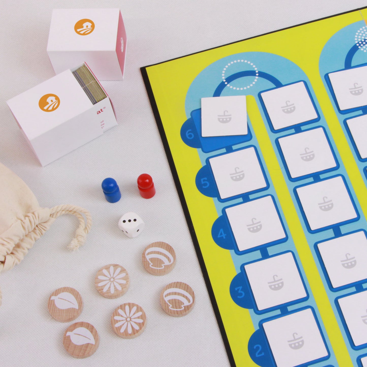 Lernspiel „Stepping Stones | Fly South“ 2-in-1 Sprachspiel für Kinder ab 6 Jahren | Englisch & Deutsch spielerisch lernen