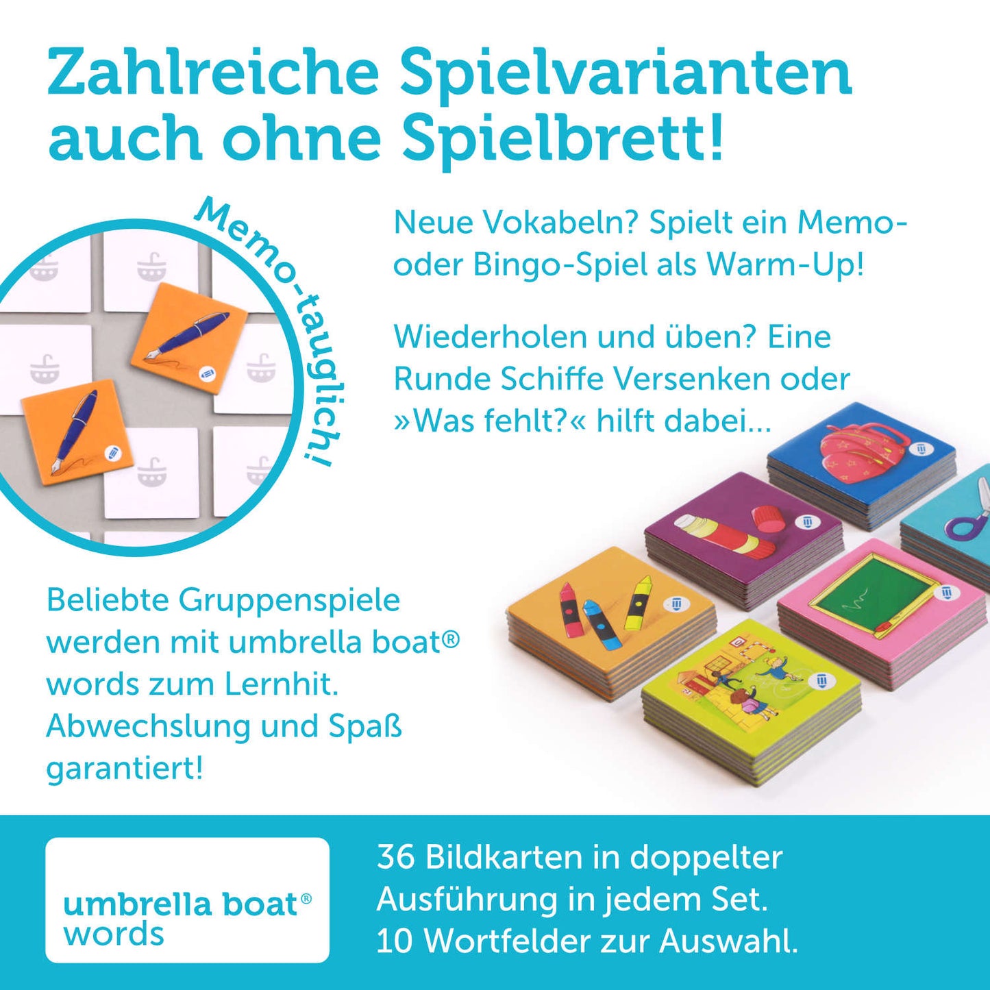 Lernspiel „Nine are Mine | Crazy Windmill“ 2-in-1 Sprachspiel für Kinder ab 8 Jahren | Englisch & Deutsch spielerisch lernen