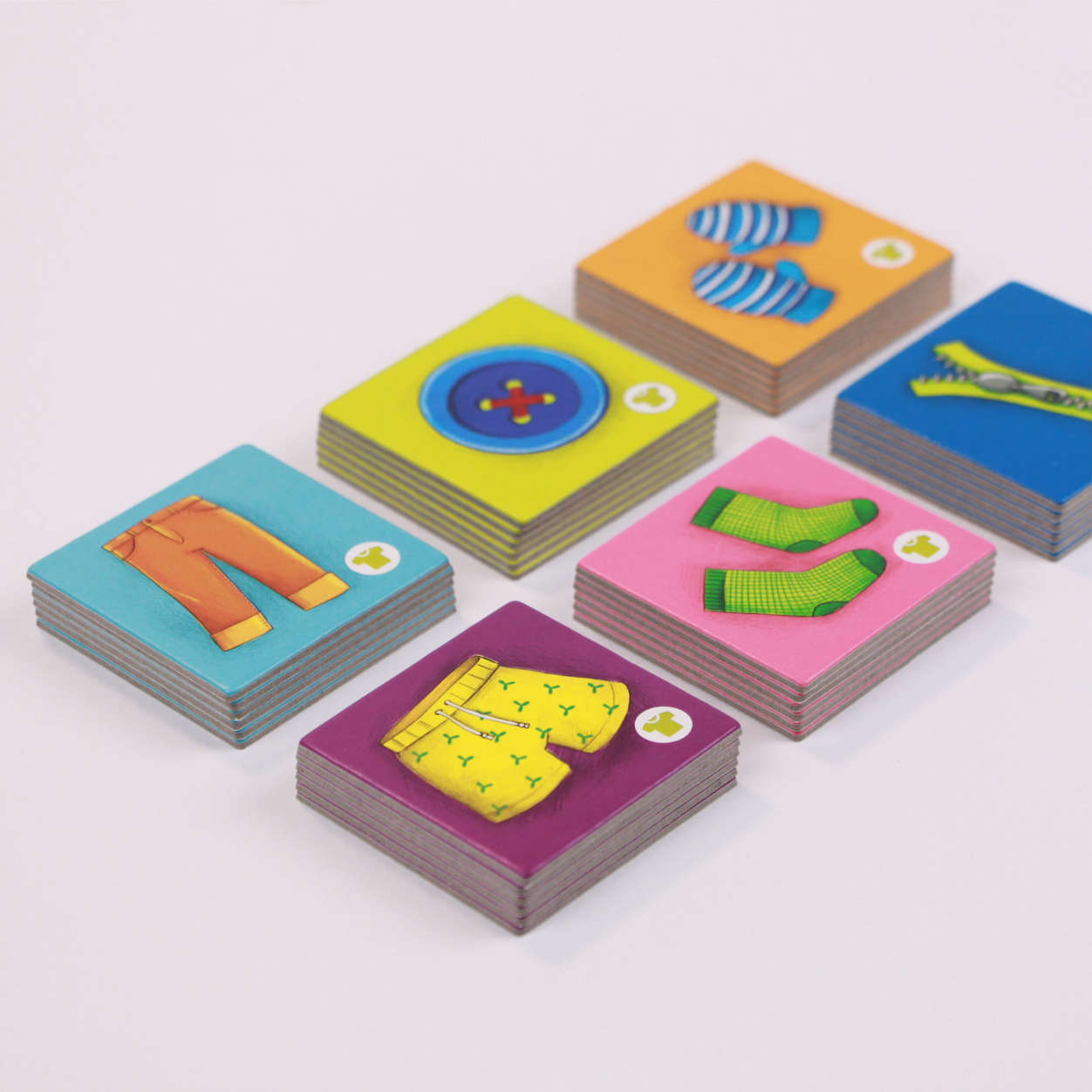 Bildkarten-Set „Clothing“ – Kleidung spielerisch lernen | geeignet als eigenständiges Memo- oder Bingospiel | Kompatibel mit allen umbrella boat® Lernspielen