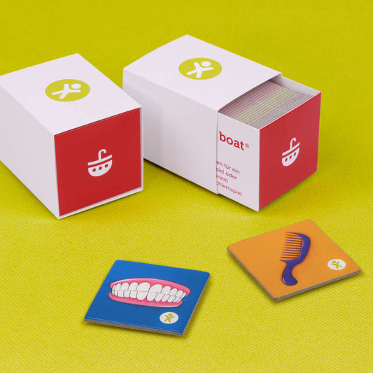 Bildkarten-Set „My body“ – Körperteile spielerisch lernen | geeignet als eigenständiges Memo- oder Bingospiel | Kompatibel mit allen umbrella boat® Lernspielen
