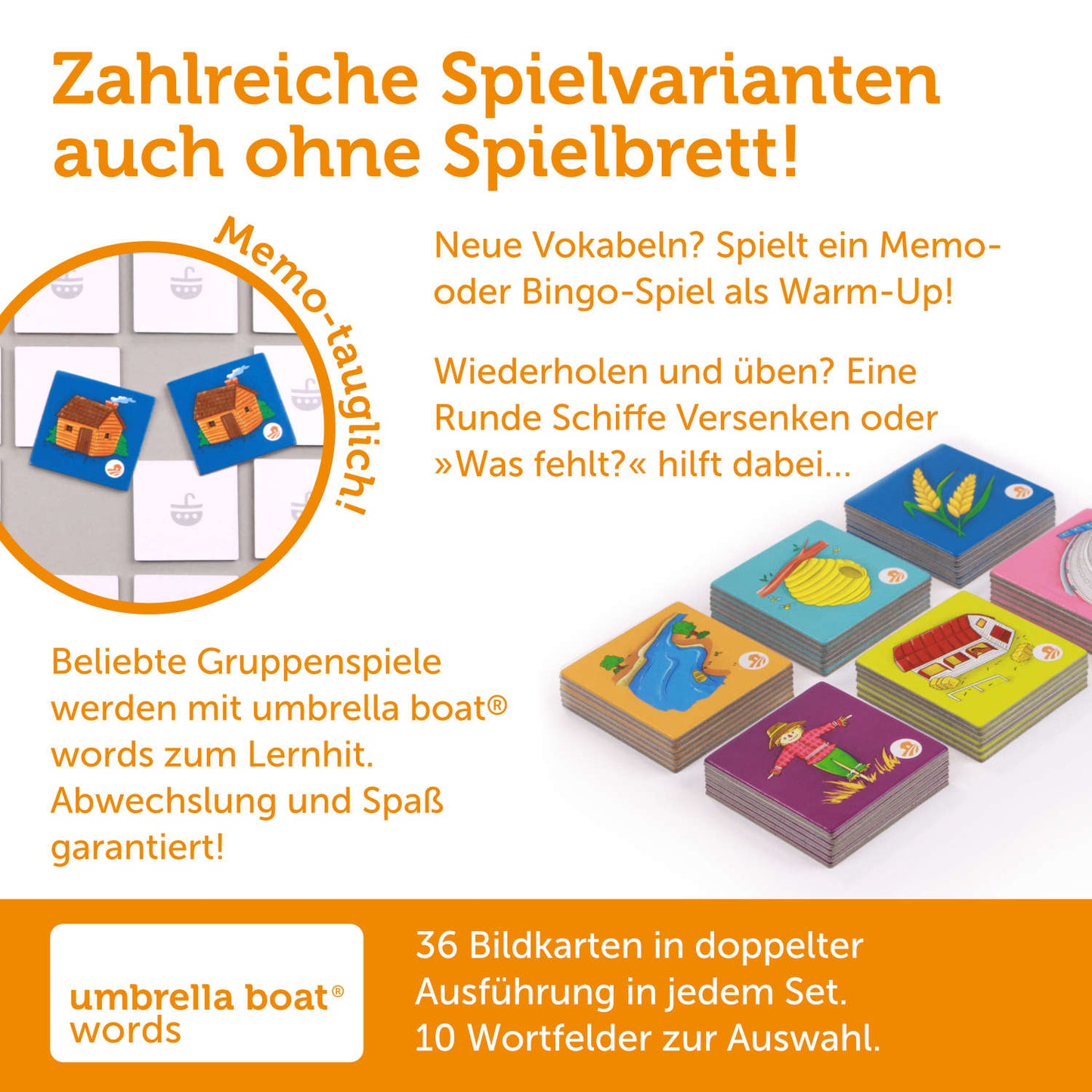 Lernspiel „Stepping Stones | Fly South“ 2-in-1 Sprachspiel für Kinder ab 6 Jahren | Englisch & Deutsch spielerisch lernen